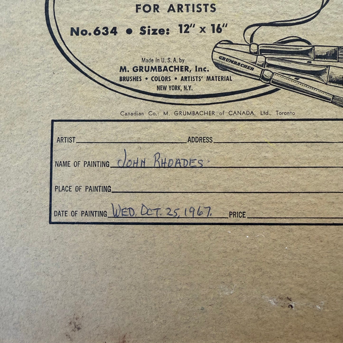 Earle T. Merchant Portrait Painting