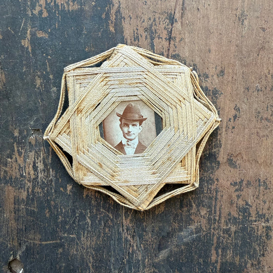 Victorian String Frame Portrait