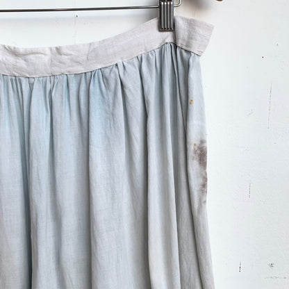 Home Sewn Homespun Skirt with Patina