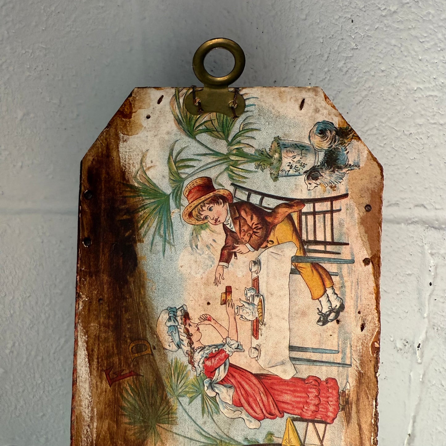 Tramp Art Wall Pocket