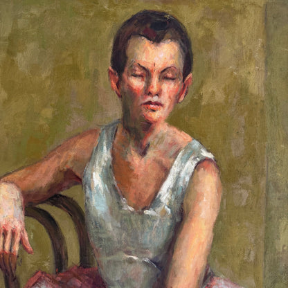 F. Campanella Oil on Canvas 1953