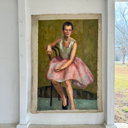 F. Campanella Oil on Canvas 1953