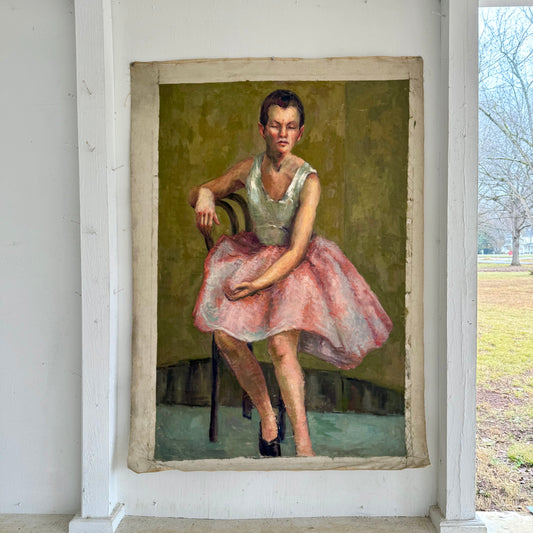 F. Campanella Oil on Canvas 1953