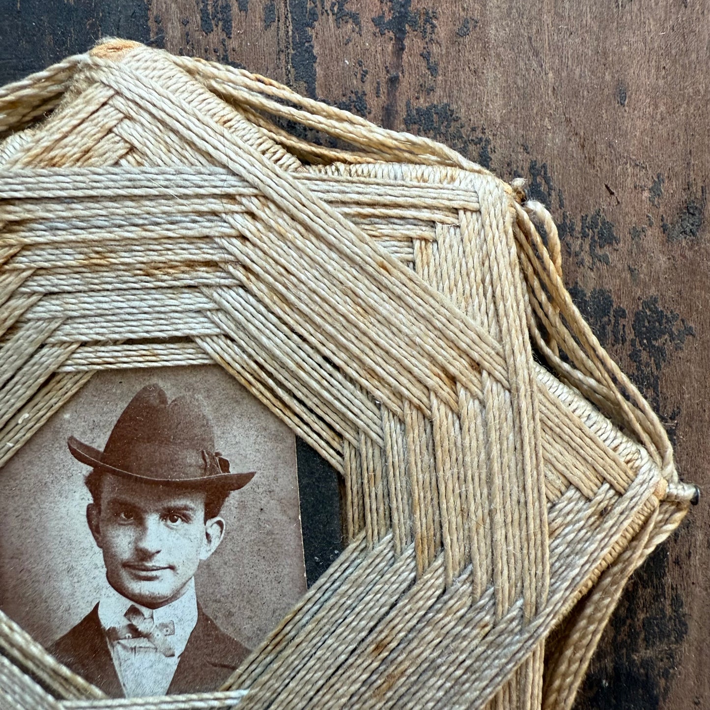 Victorian String Frame Portrait