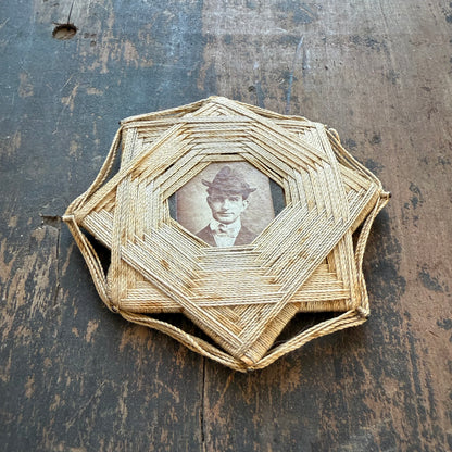 Victorian String Frame Portrait