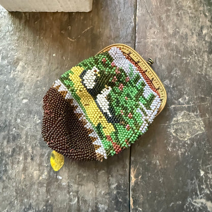 Glass Beaded Coin Purse