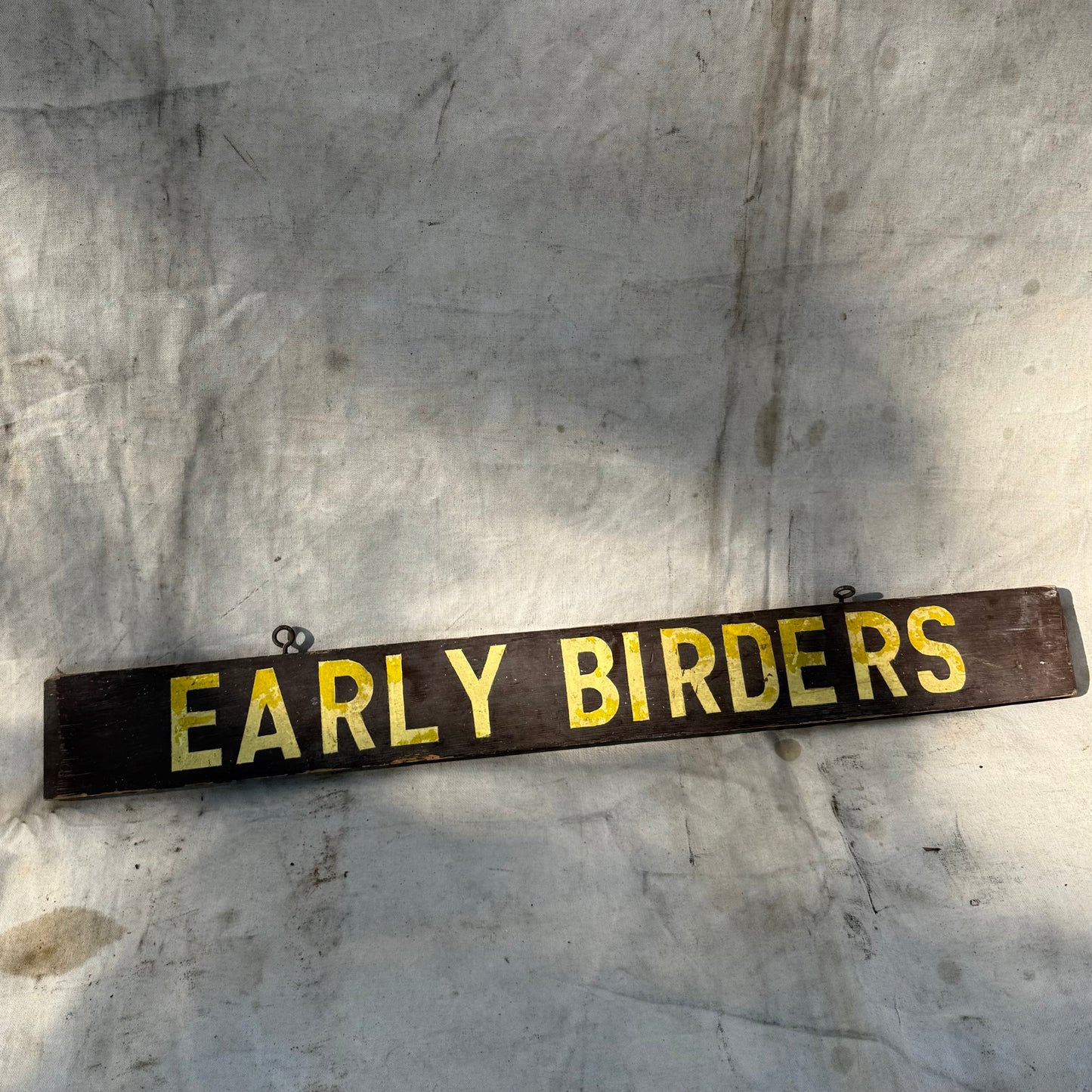 Early Birder Sign