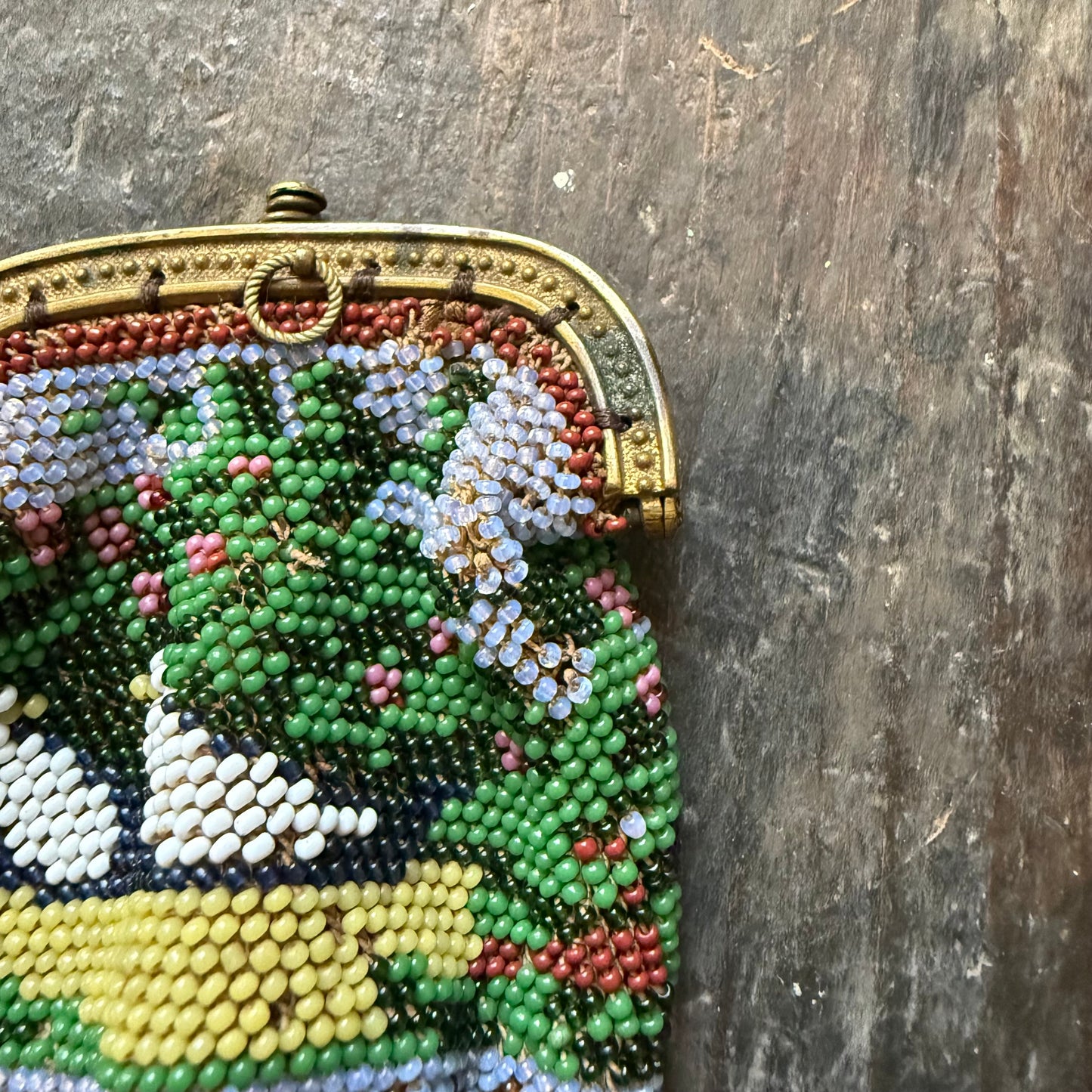 Glass Beaded Coin Purse