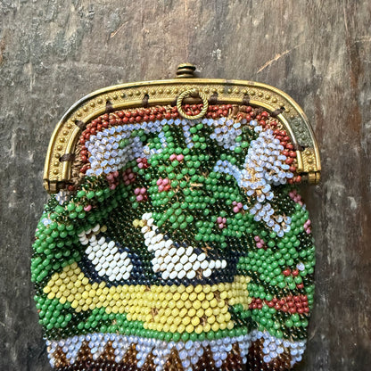 Glass Beaded Coin Purse