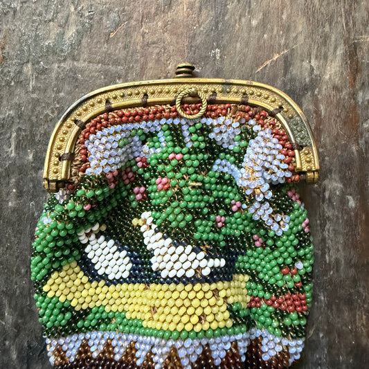 Glass Beaded Coin Purse