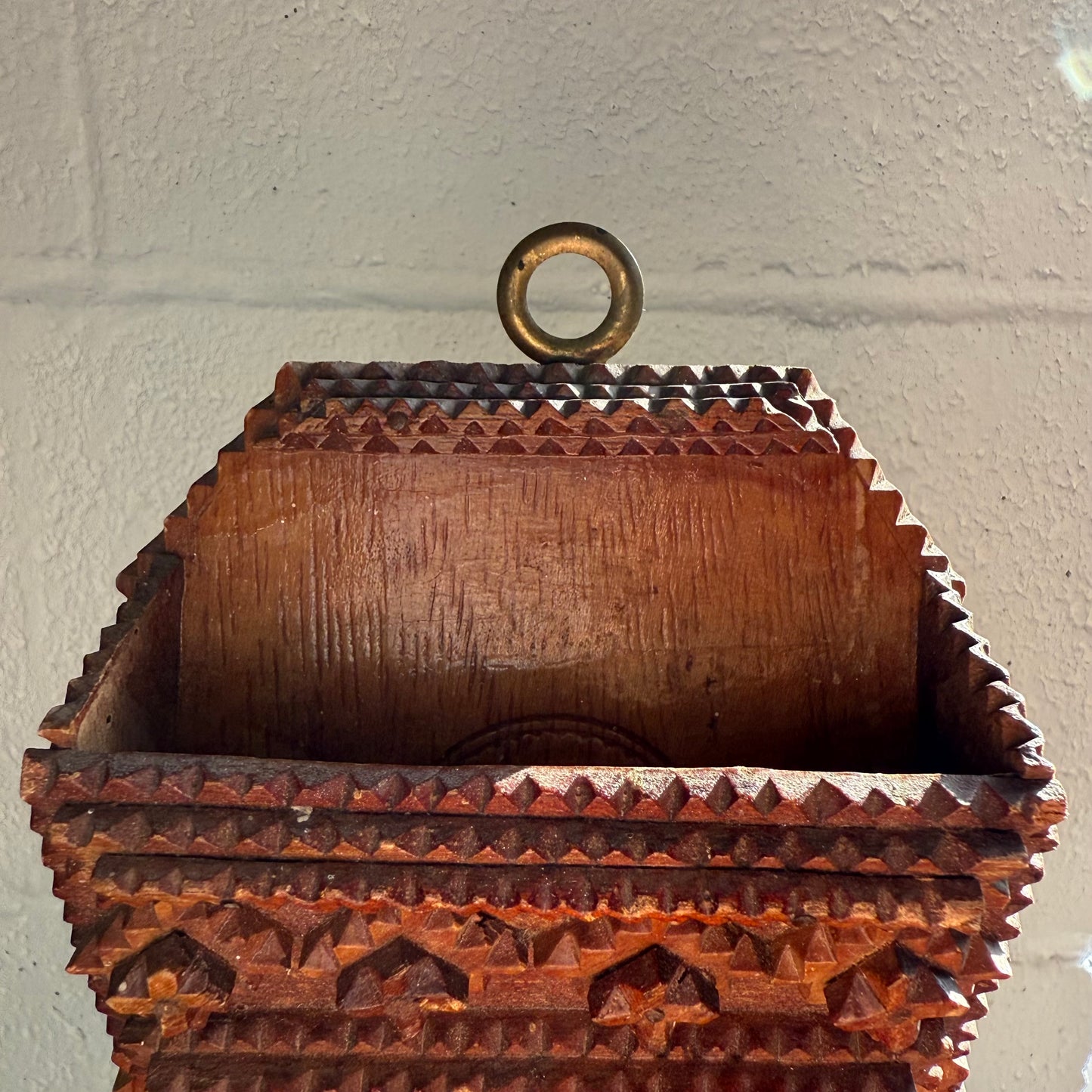 Tramp Art Wall Pocket