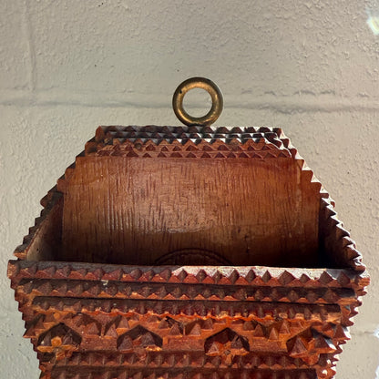 Tramp Art Wall Pocket