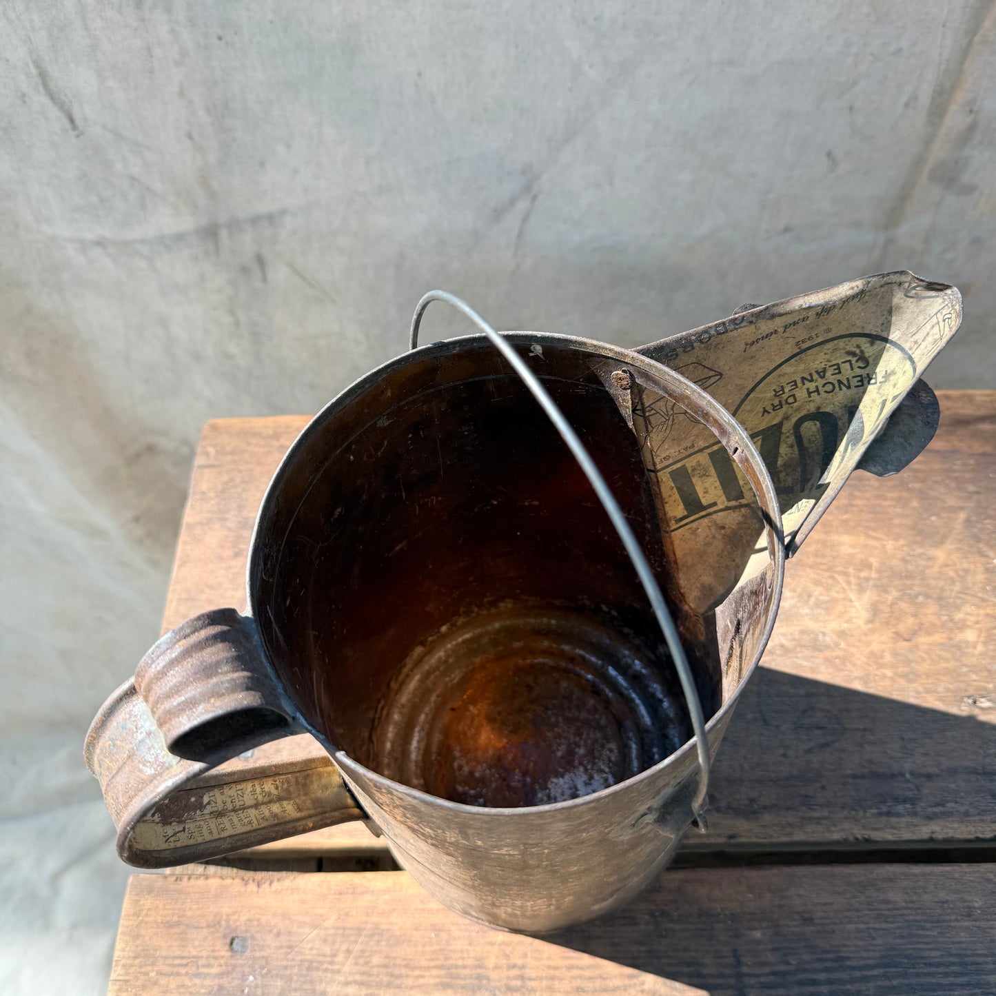 Metal Oil Can Watering Pail