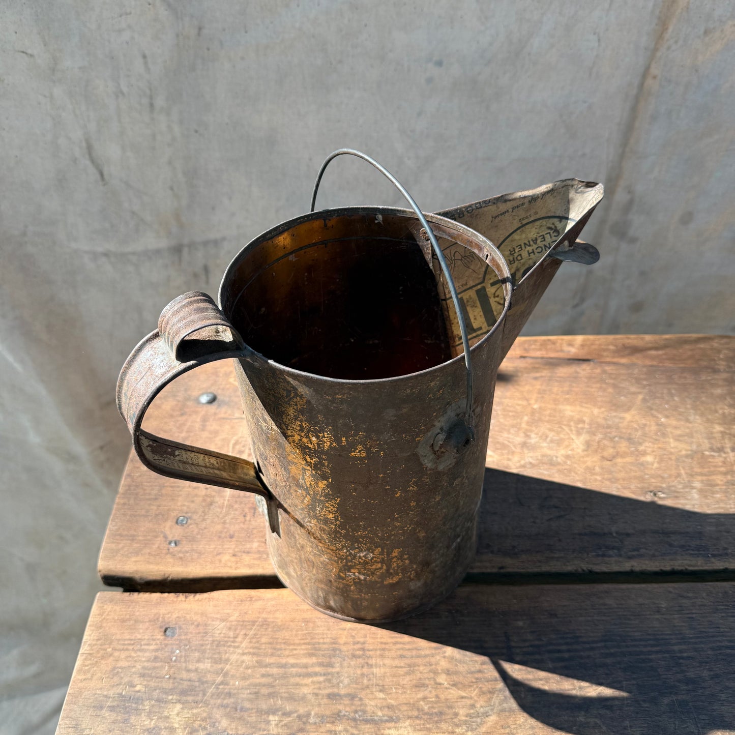 Metal Oil Can Watering Pail