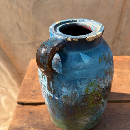 Painted Stoneware Jug