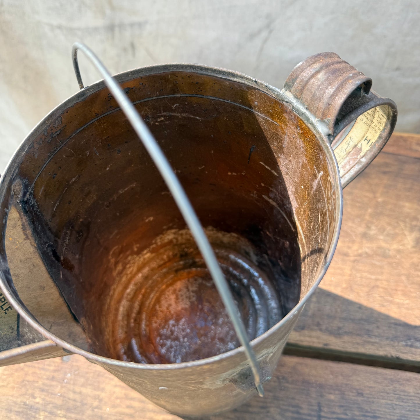 Metal Oil Can Watering Pail