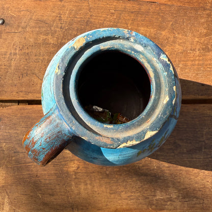 Painted Stoneware Jug