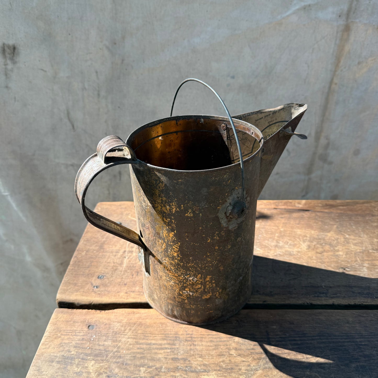 Metal Oil Can Watering Pail