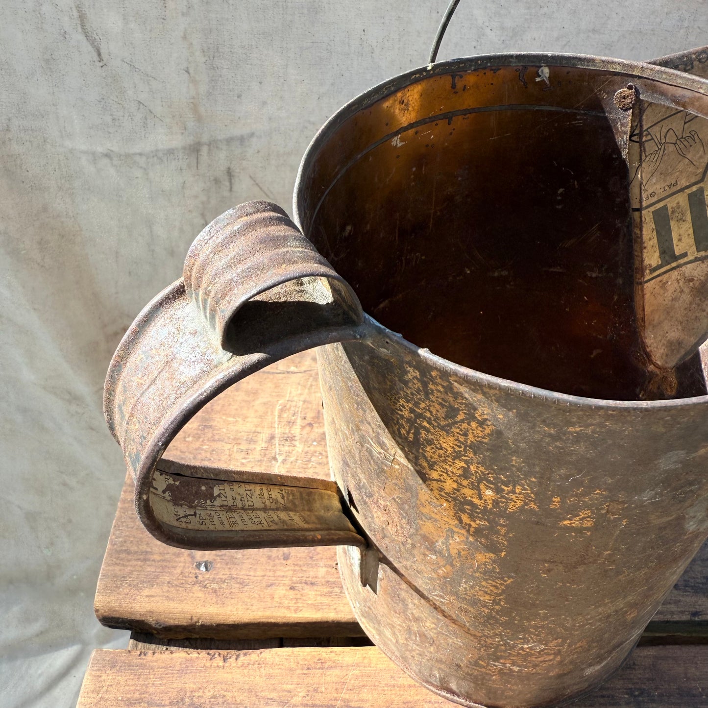 Metal Oil Can Watering Pail